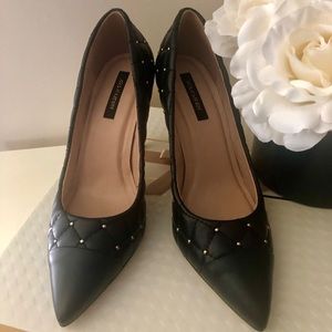 🎀 Ava & Aiden Quilted Leather Pumps